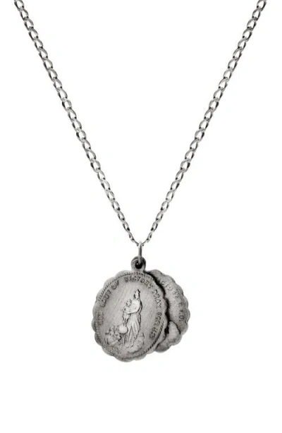 Miansai Saints Charm Necklace In Silver