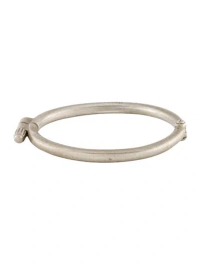 Pre-owned Miansai Screw Bangle Bracelet, 7.25" In Multi