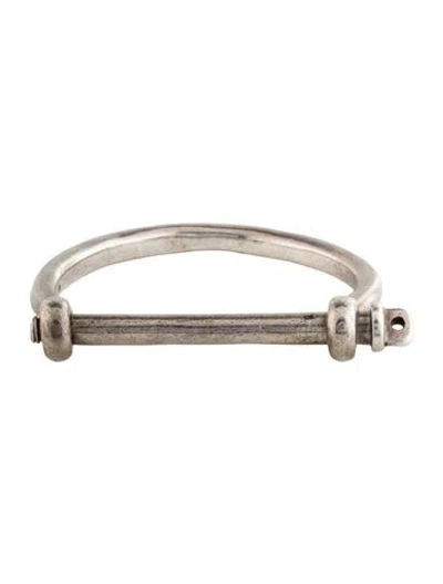 Pre-owned Miansai Screw Cuff Bracelet, 5.75" In Multi