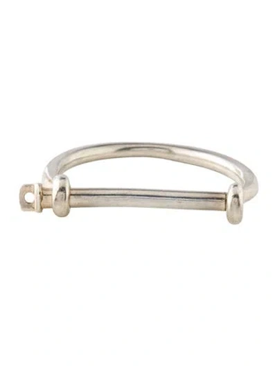 Pre-owned Miansai Screw Cuff Bracelet, 6.5" In Multi