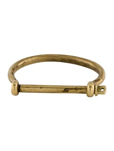 Pre-owned Miansai Screw Cuff Bracelet, 7.25" In Multi