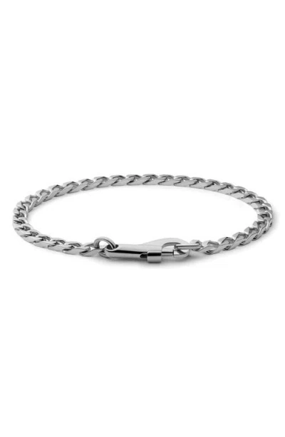 Miansai Snap Chain Bracelet In Silver