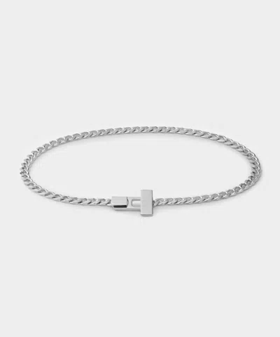 Miansai Sterling Silver Bode Chain Bracelet In Silver