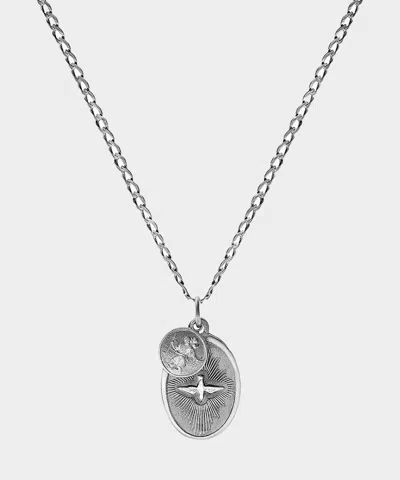 Miansai Sterling Silver Mini Dove Pendant Necklace In Silver