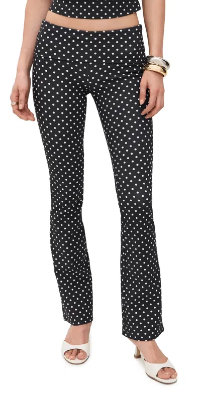 Miaou Alba Pants Black Small Dot