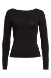 Miaou Black Amelia T-shirt In Black