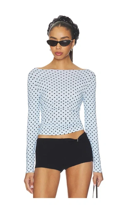 Miaou Amelia Top In Blue