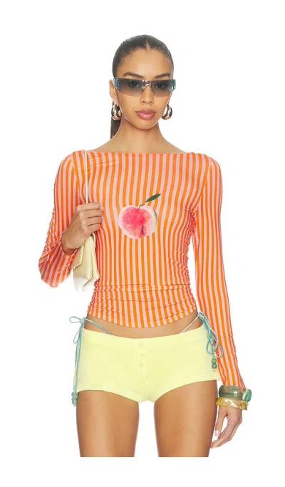 Miaou Amelia Top In Red