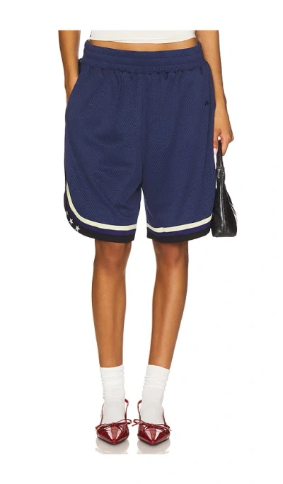 Miaou Basketball Short In Blue