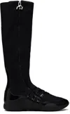 Miaou Black Adidas Originals Edition  Tall Boots In Multi