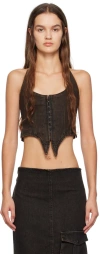 Miaou Black Dani Tank Top In Black