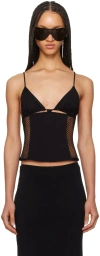 Miaou Black Ellie Tank Top In Black