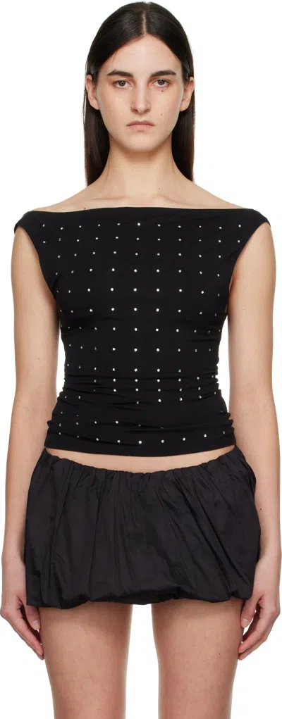 Miaou Black Lani Top