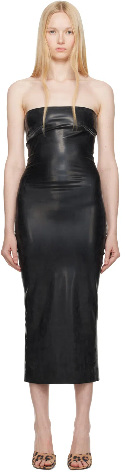 Miaou Black Lila Midi Dress