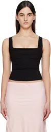 MIAOU BLACK LUNA TANK TOP