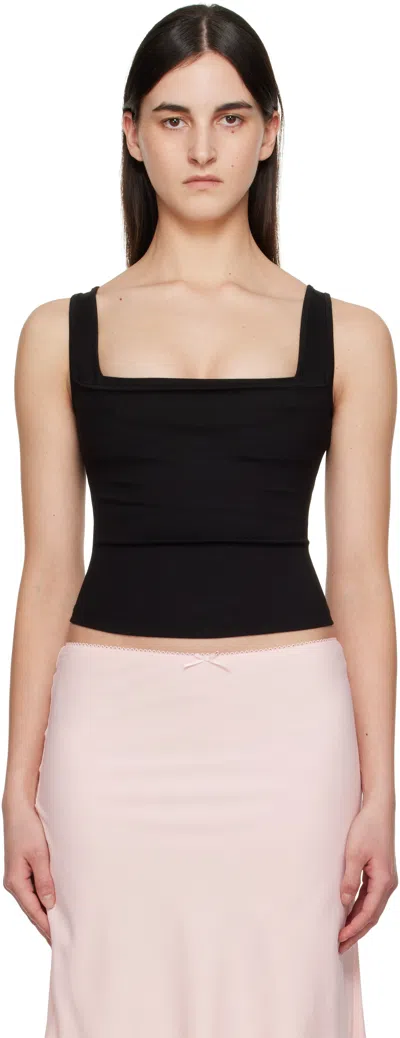 Miaou Black Luna Tank Top