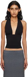 Miaou Black Mathilde Top In Black