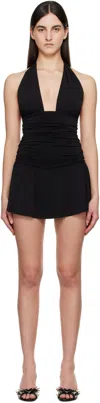Miaou Black Natalia Minidress In Black
