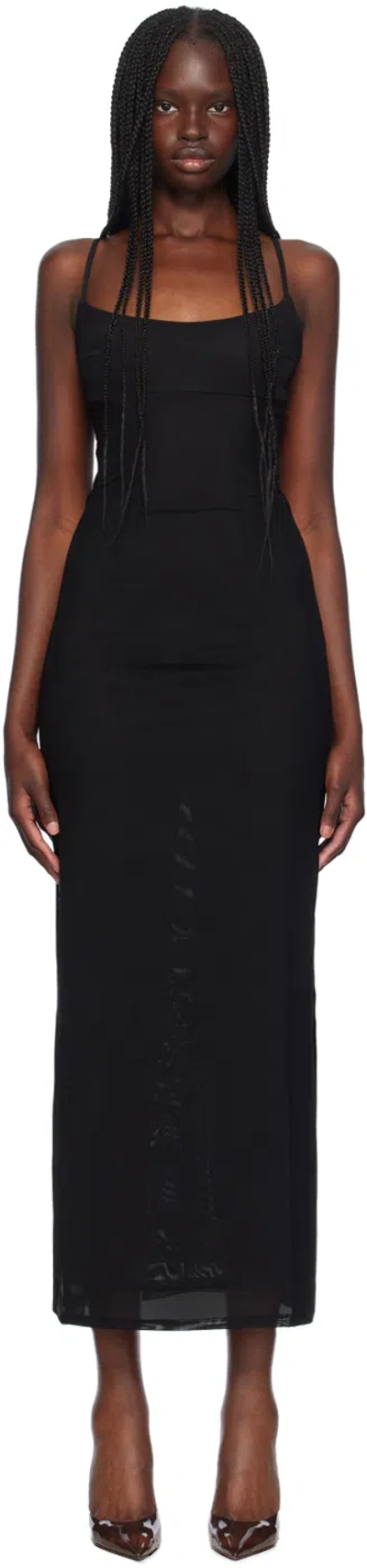 Miaou Black Thais Maxi Dress