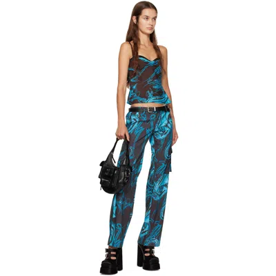 Miaou Blue Enzo Halter Vest