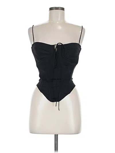 Pre-owned Miaou Bodysuit In Black