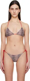 Miaou Kauai Bikini Top In Lizard