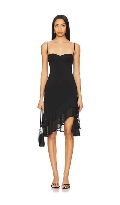 Miaou Caterina Dress In 黑色
