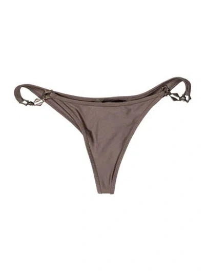 Pre-owned Miaou Chain-link Accents Bottoms W/ Tags In Gray
