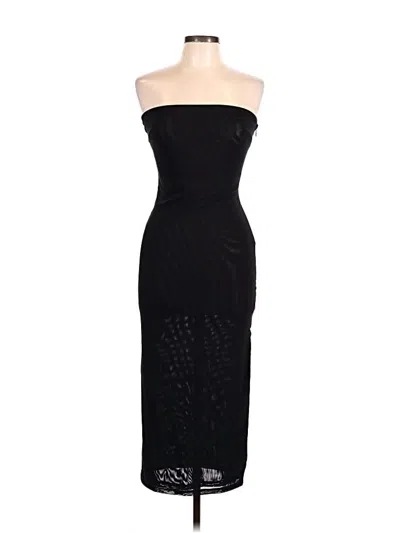 Pre-owned Miaou Cocktail Dress In Black