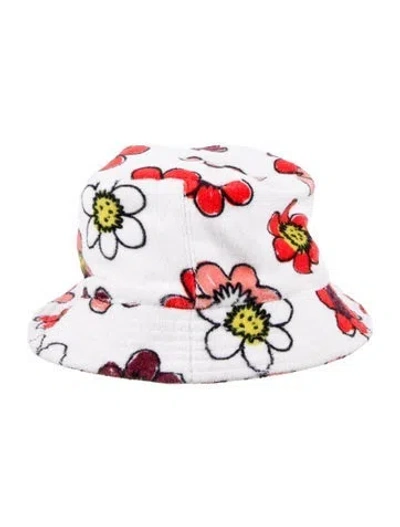 Pre-owned Miaou Cotton Bucket Hat In White