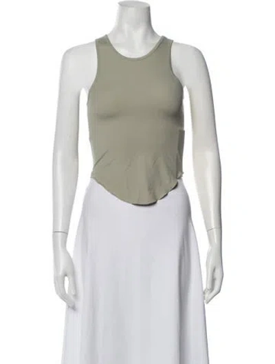 Pre-owned Miaou Crew Neck Sleeveless Top In Neutrals
