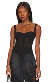 Miaou Deville Top In Black