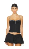 Miaou Enzo Top In Black