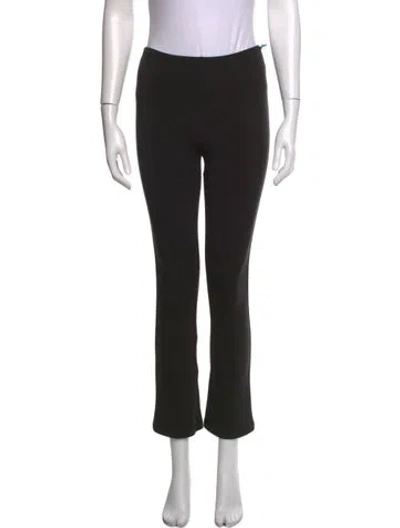 Pre-owned Miaou Flared Pants In Black