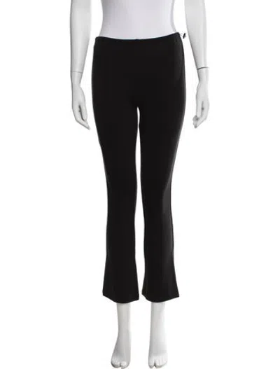 Pre-owned Miaou Flared Pants In Black
