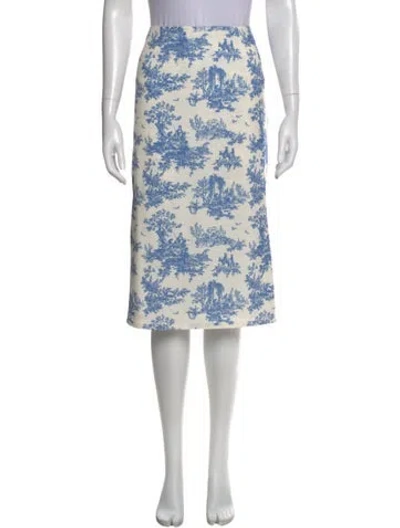 Pre-owned Miaou Floral Print Knee-length Skirt