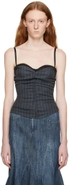 Miaou Gray Renzo Tank Top In Brixton Stripe