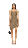Miaou Helga Dress In 豹纹