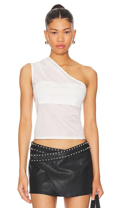 Miaou Jade Tank In Iridescent White