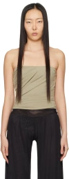 Miaou Khaki Alisha Corset In Fox