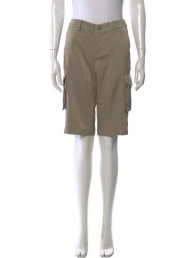 Pre-owned Miaou Knee-length Shorts In Green