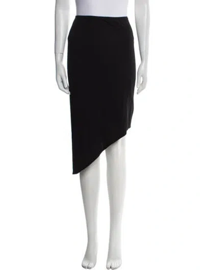 Pre-owned Miaou Knee-length Skirt In Black