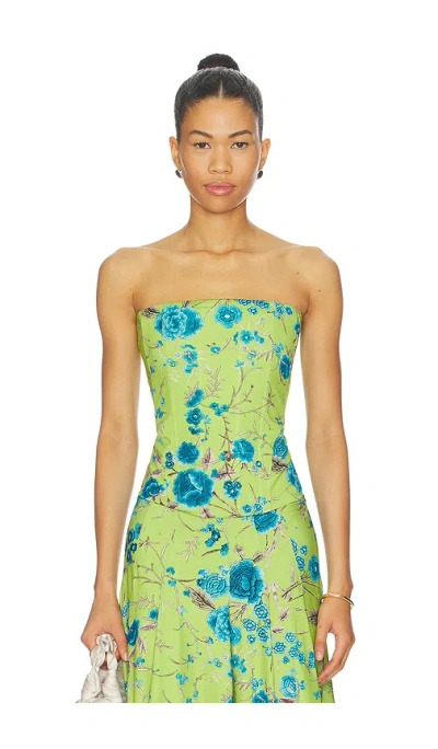Miaou Libra Corset In Green
