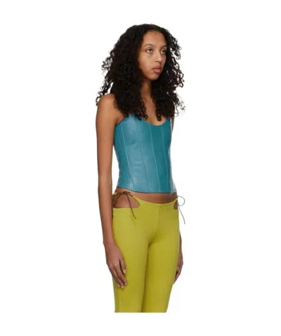 Miaou Logo Corset In Multicolor