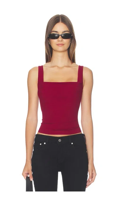 Miaou Luna Top In Red