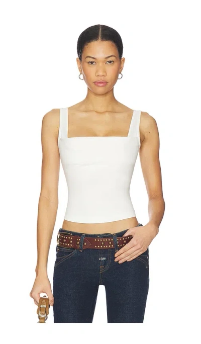 Miaou Luna Top In White