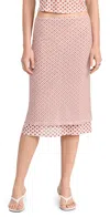 MIAOU MARIA SKIRT WHITE POLKA DOT