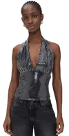 Miaou Mathilde Top Black In Black