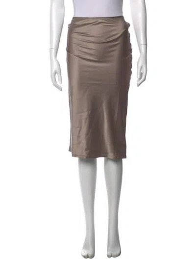 Pre-owned Miaou Midi Length Skirt