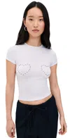 Miaou Mini Tee In White